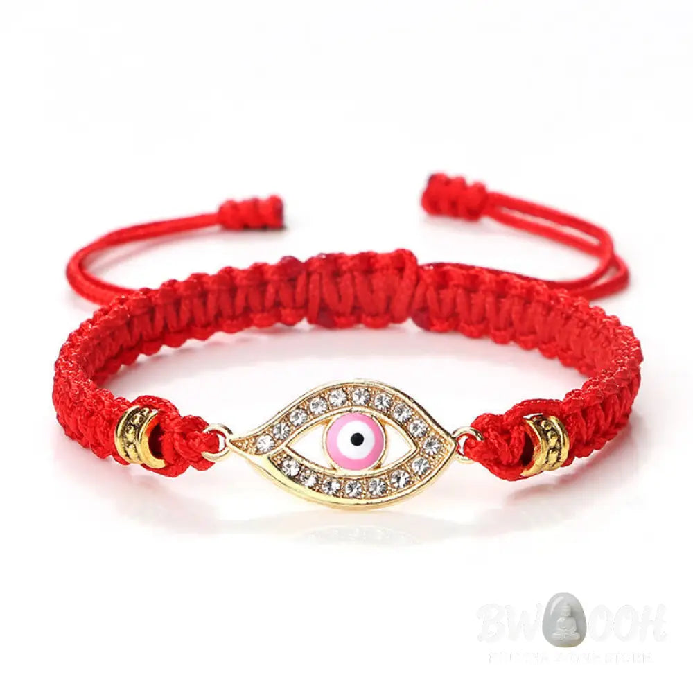 Buddha Stones Evil Eye Keep Away Evil Spirits String Bracelet - BWOOOH - Bracelet