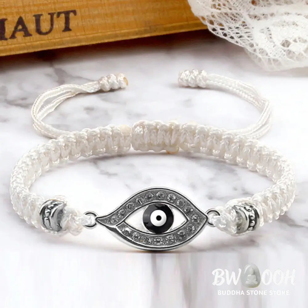 Buddha Stones Evil Eye Keep Away Evil Spirits String Bracelet - BWOOOH - Bracelet