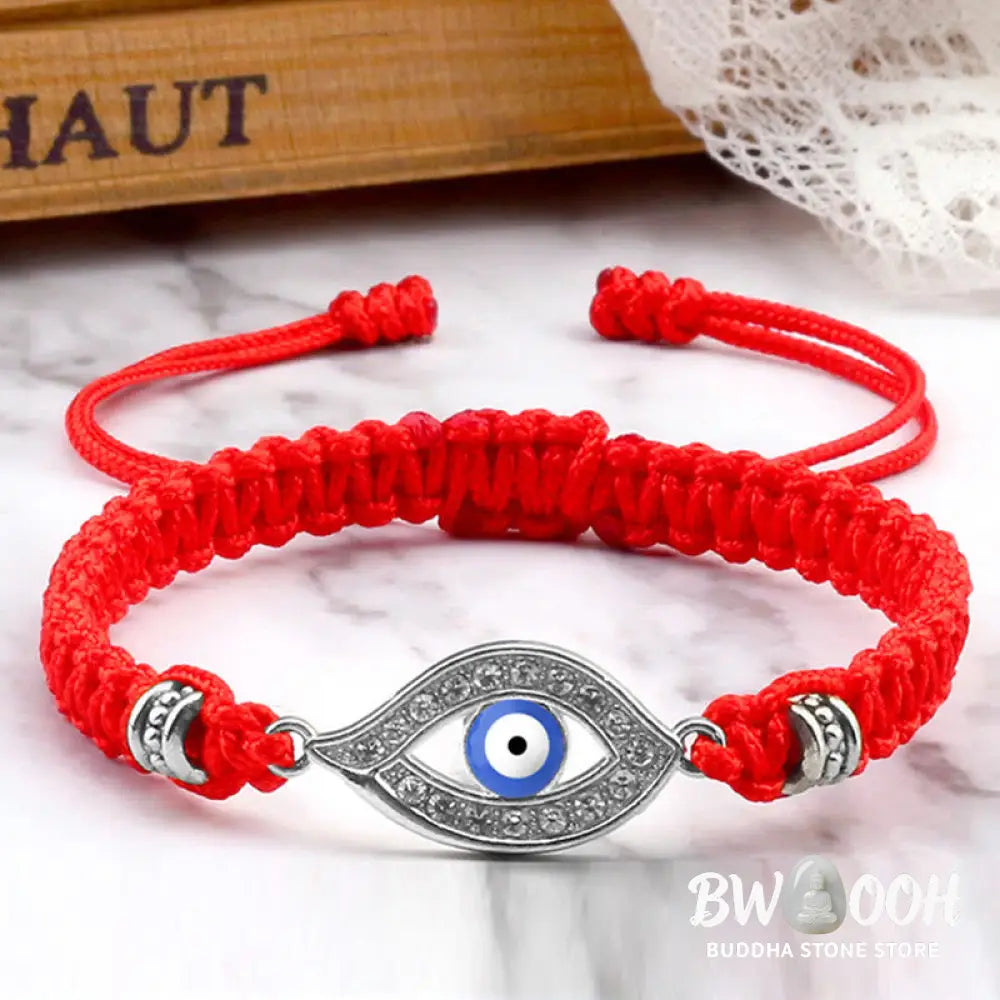 Buddha Stones Evil Eye Keep Away Evil Spirits String Bracelet - BWOOOH - Bracelet