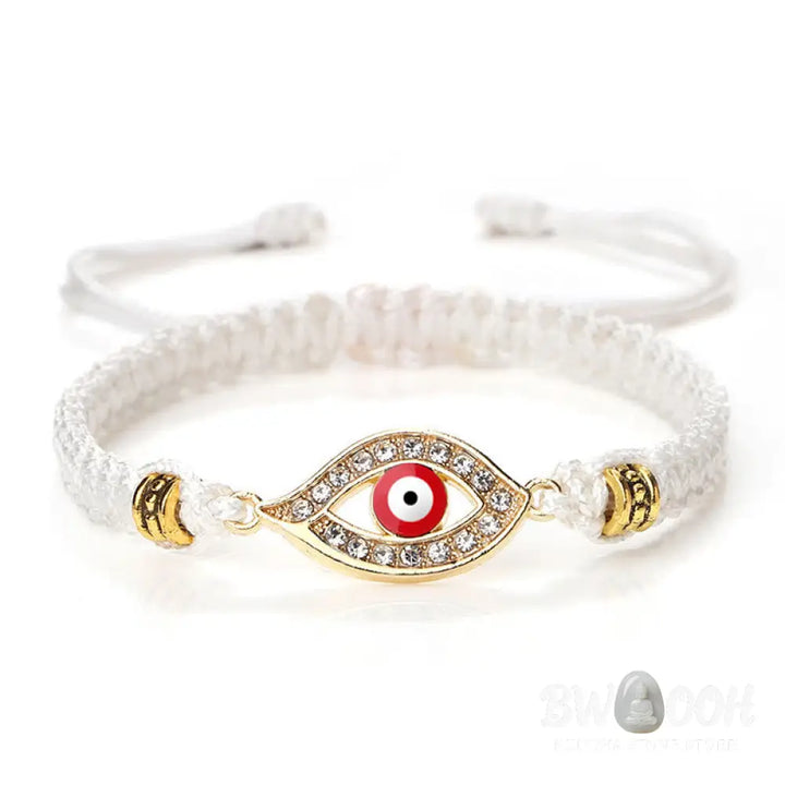 Buddha Stones Evil Eye Keep Away Evil Spirits String Bracelet - BWOOOH - Bracelet