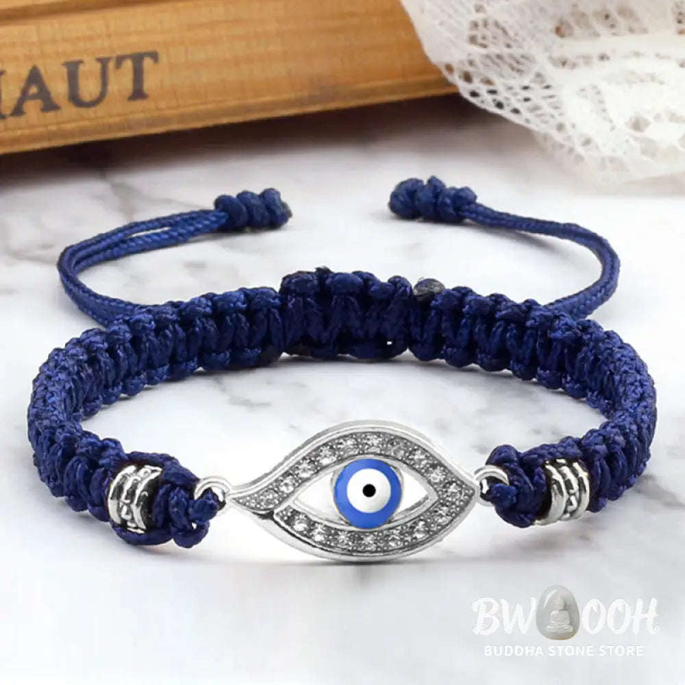 Buddha Stones Evil Eye Keep Away Evil Spirits String Bracelet - BWOOOH - Bracelet