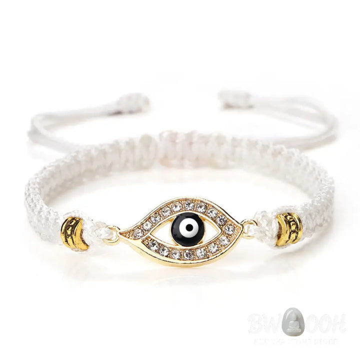 Buddha Stones Evil Eye Keep Away Evil Spirits String Bracelet - BWOOOH - Bracelet