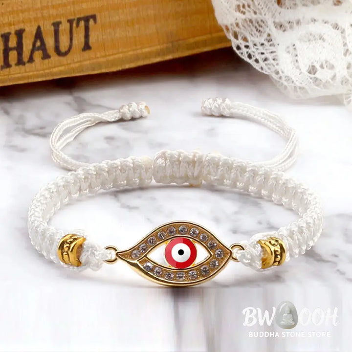Buddha Stones Evil Eye Keep Away Evil Spirits String Bracelet - BWOOOH - Bracelet