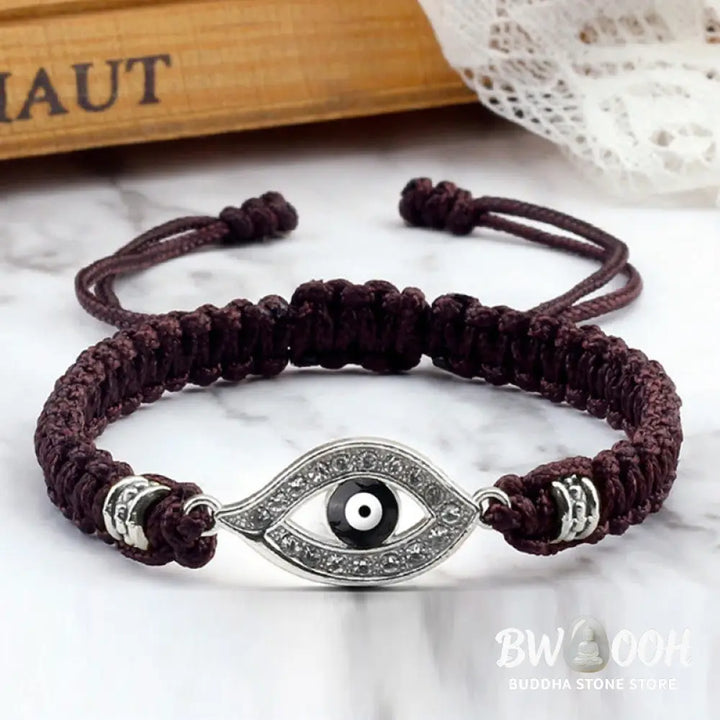 Buddha Stones Evil Eye Keep Away Evil Spirits String Bracelet - BWOOOH - Bracelet