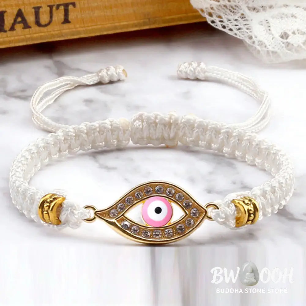 Buddha Stones Evil Eye Keep Away Evil Spirits String Bracelet - BWOOOH - Bracelet