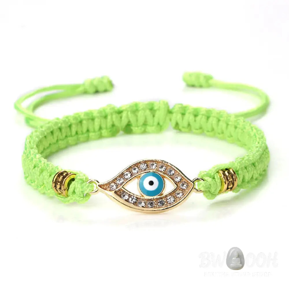 Buddha Stones Evil Eye Keep Away Evil Spirits String Bracelet - BWOOOH - Bracelet