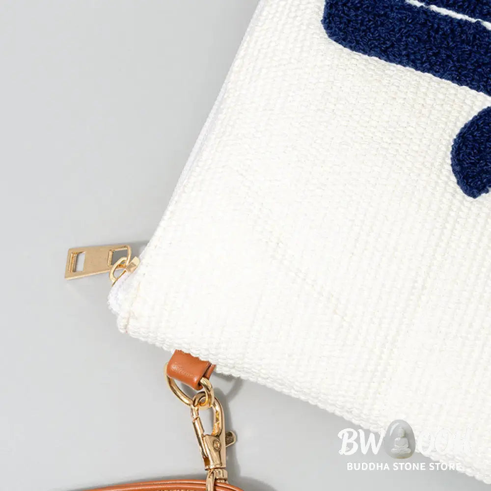 Buddha Stones Evil Eye Leaf Hamsa Canvas Crossbody Bag Shoulder Bag Handbag - Crossbody Bag