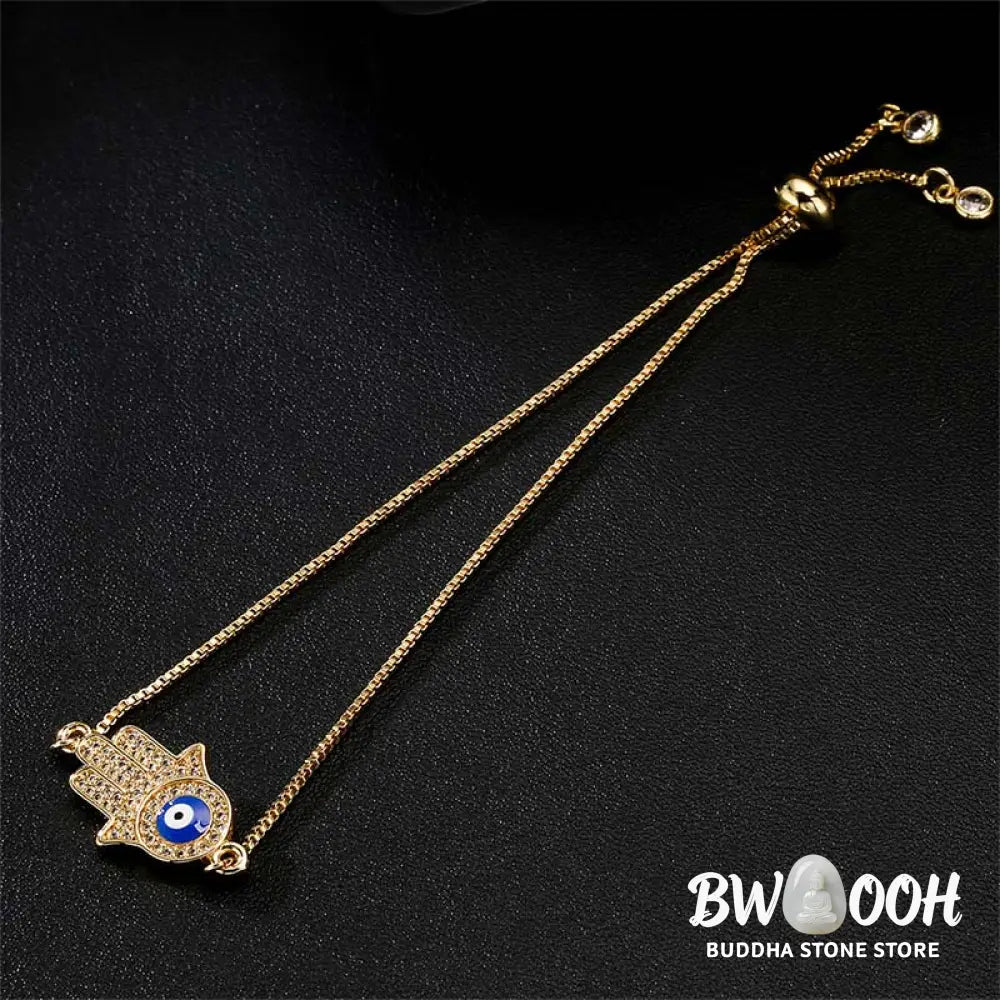 Buddha Stones Evil Eye Protection Courage Bracelet - BWOOOH - Copper - Bracelet