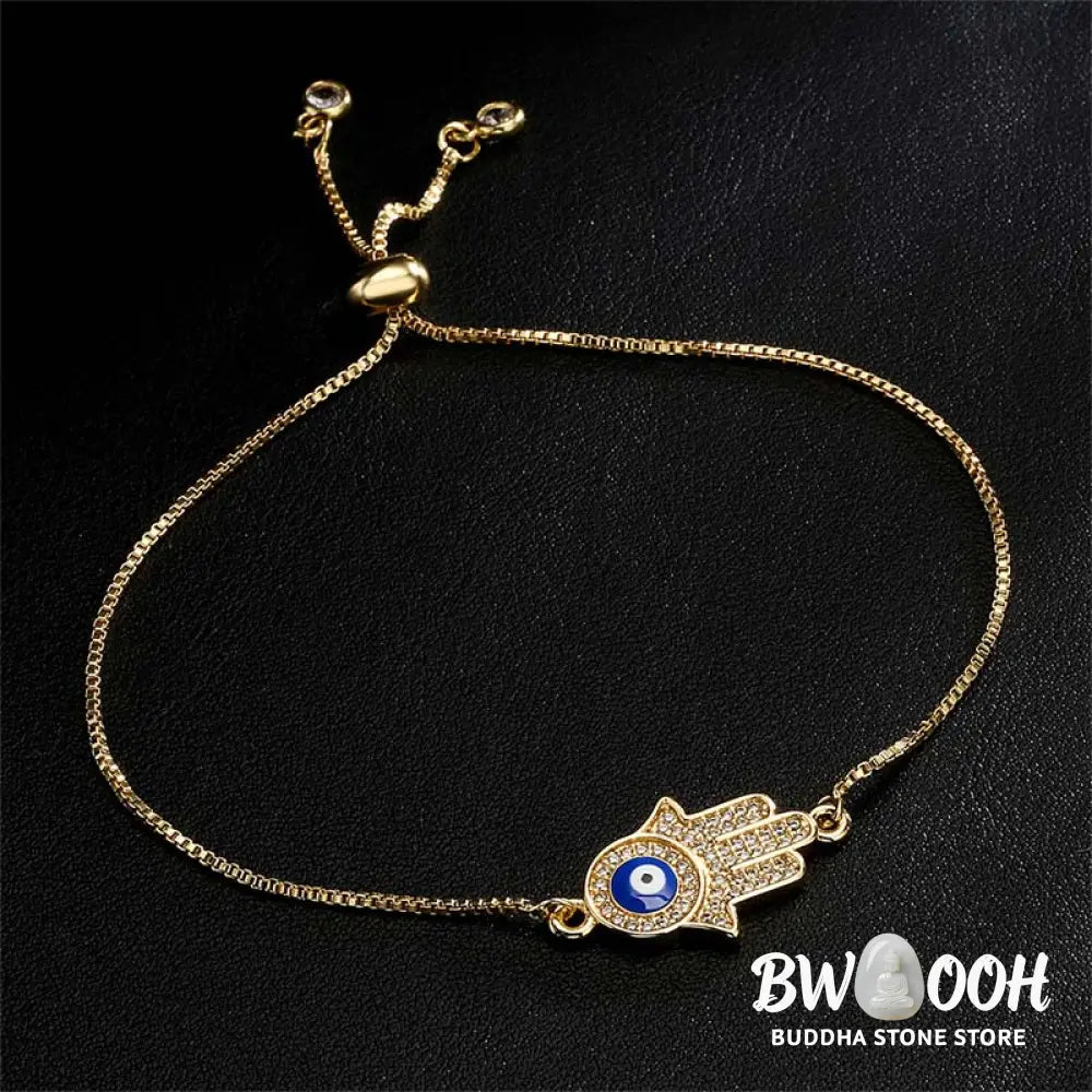 Buddha Stones Evil Eye Protection Courage Bracelet - BWOOOH - Copper - Bracelet