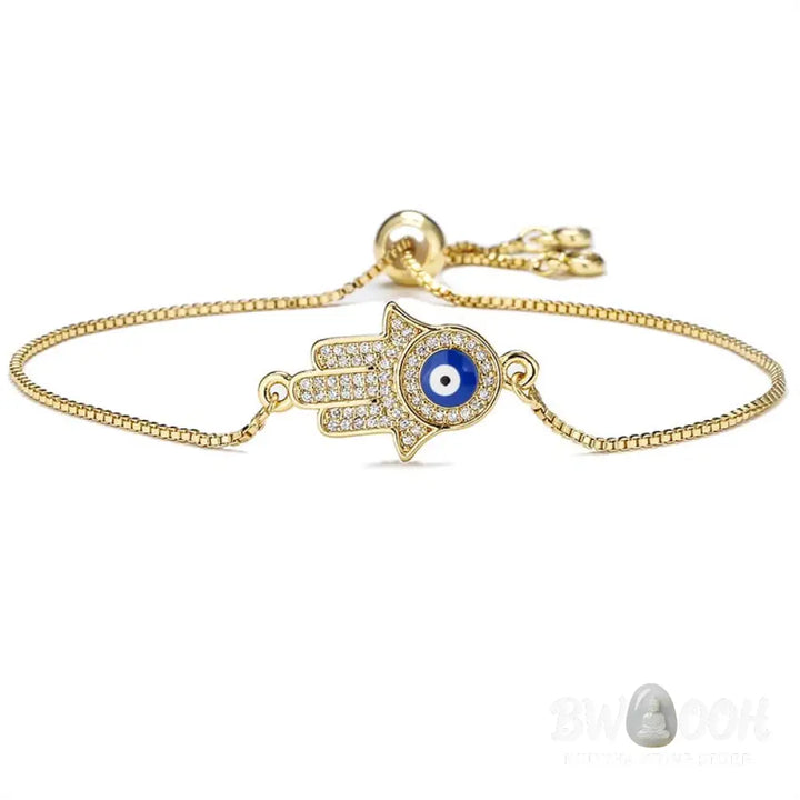 Buddha Stones Evil Eye Protection Courage Bracelet - BWOOOH - Copper - Bracelet