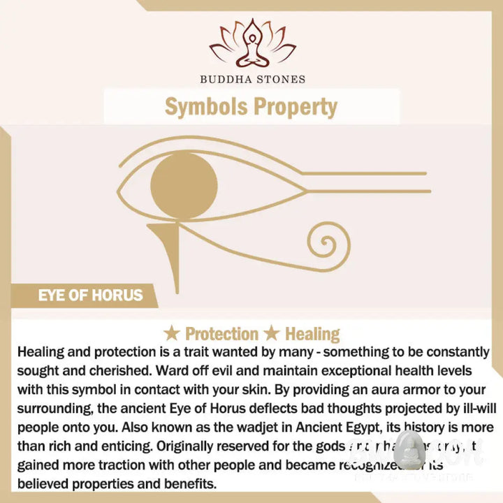 BWOOOH Eye of Horus Protection Necklace Pendant in polished titanium steel, showcasing the ancient Egyptian Wadjet symbol for healing, divine power, and warding off negative energy, styled for modern wear. - View 5