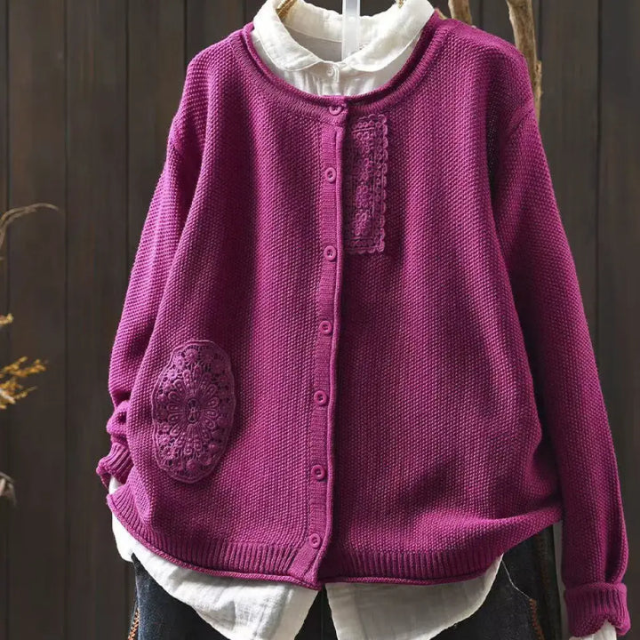 BWOOOH Fall Floral Buttons Cotton Women&