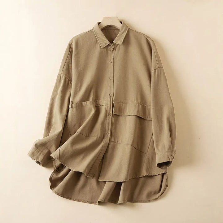 BWOOOH Fall Irregular Design Long Sleeve Women&
