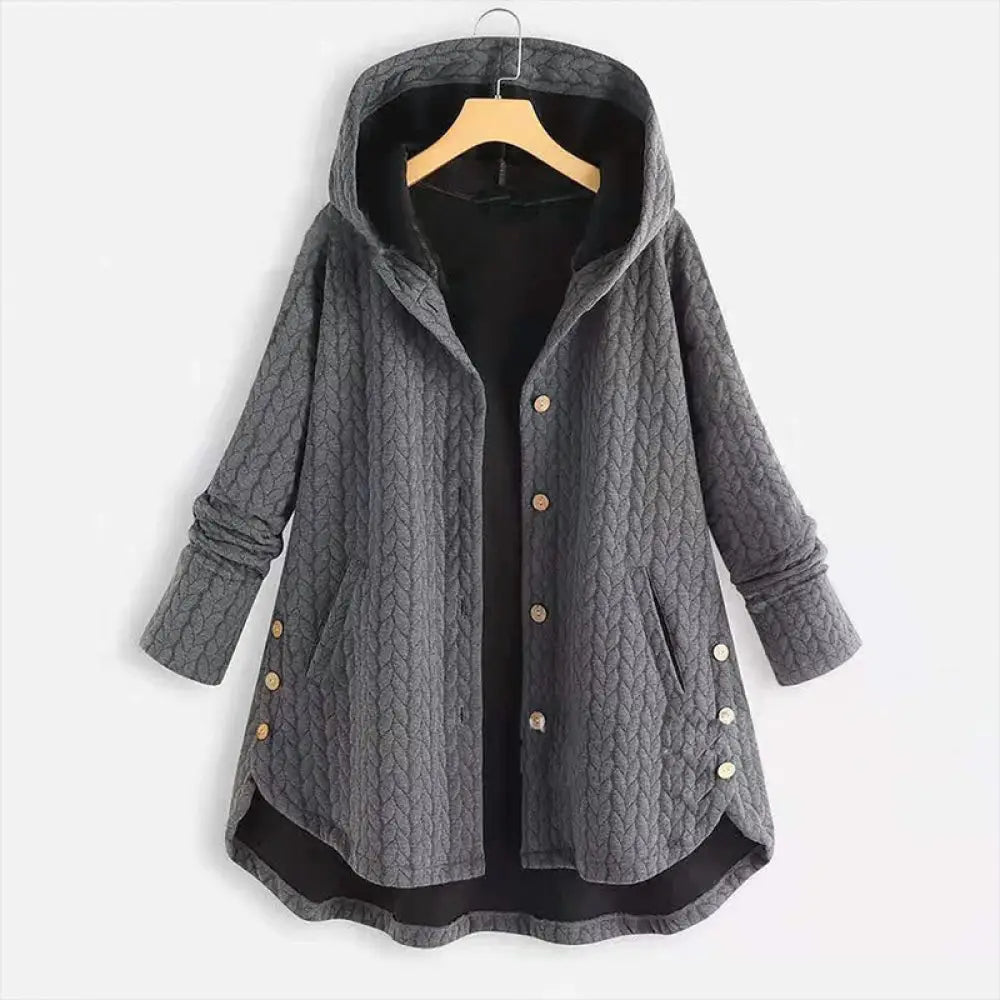BWOOOH Fall Wheat Ear Pattern Mid-length Design Women&