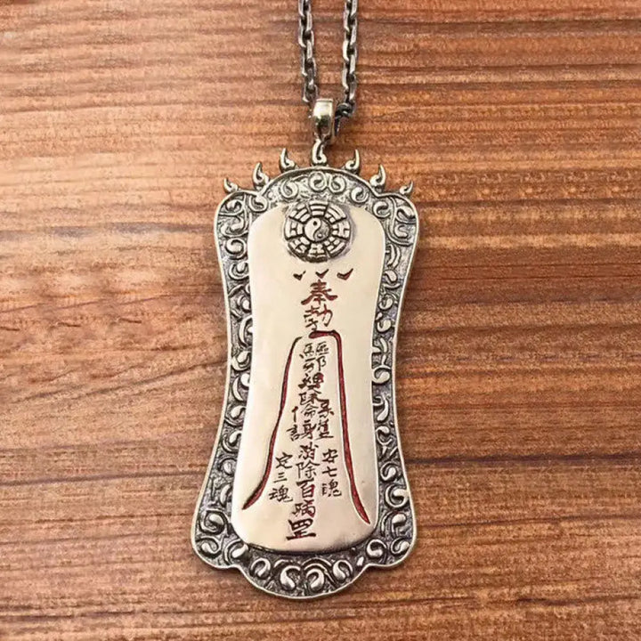 Buddha Stones FengShui Bagua PiXiu Cinnabar Balance Necklace Pendant - BWOOOH - Cinnabar / Chain - Necklaces &amp; Pendants