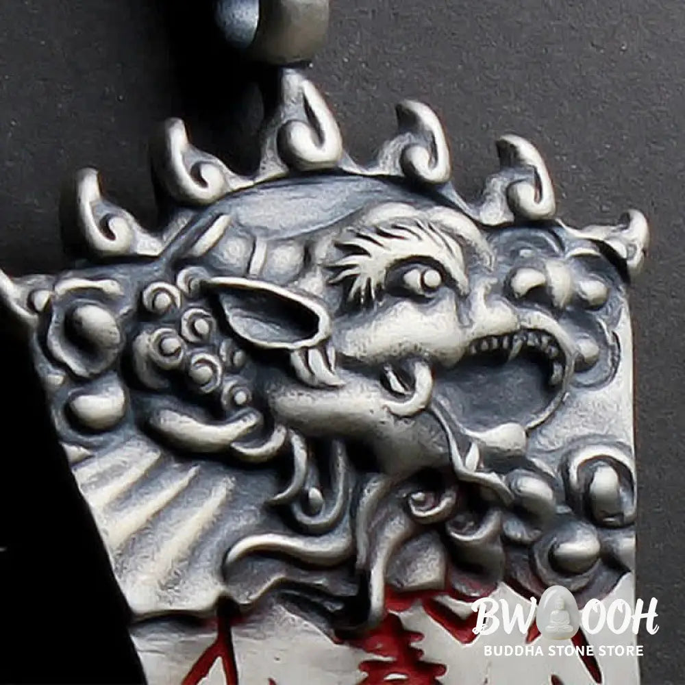 Buddha Stones FengShui Bagua PiXiu Cinnabar Balance Necklace Pendant - BWOOOH - Necklaces &amp; Pendants