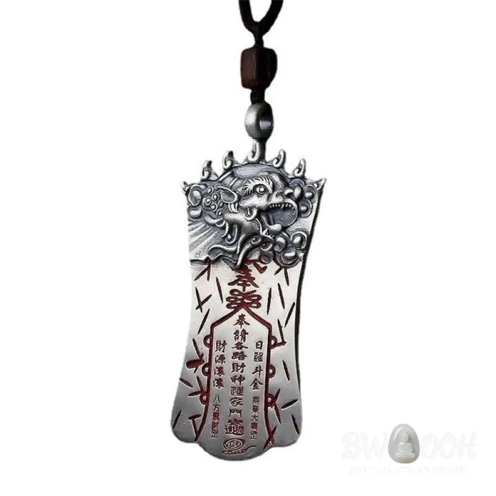 Buddha Stones FengShui Bagua PiXiu Cinnabar Balance Necklace Pendant - BWOOOH - Necklaces &amp; Pendants