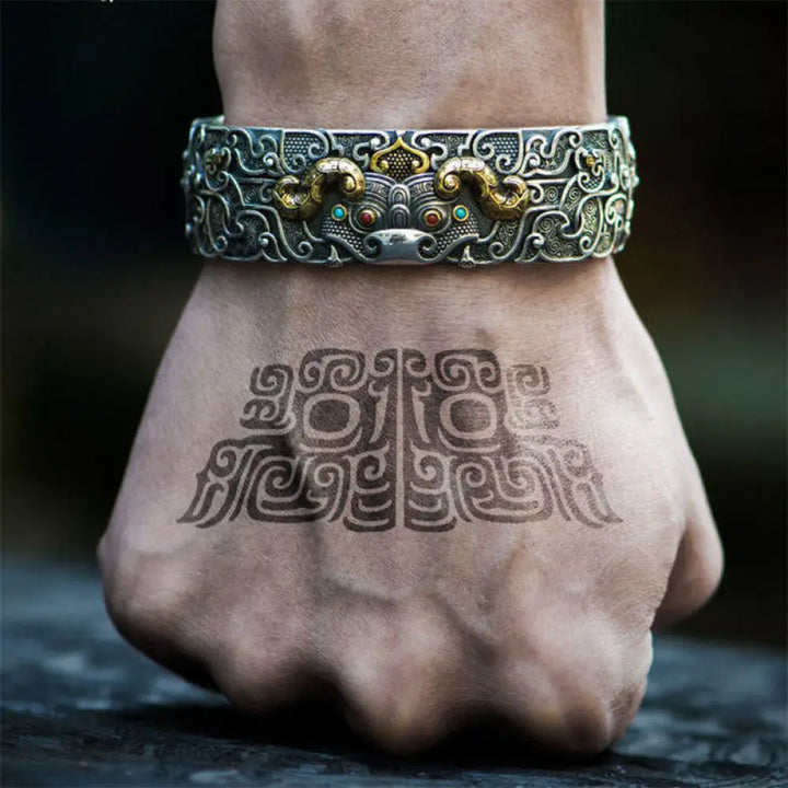 Buddha Stones FengShui Engraving PiXiu Blessing Bracelet Bangle - BWOOOH - PiXiu - Bracelet