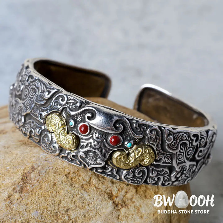 Buddha Stones FengShui Engraving PiXiu Blessing Bracelet Bangle - BWOOOH - PiXiu - Bracelet