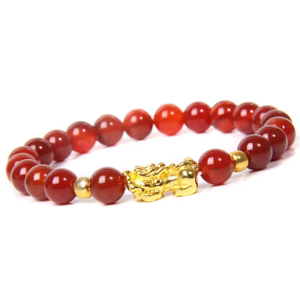 Buddha Stones FengShui Lucky Pixiu Obsidian Wealth Bracelet - BWOOOH - 3 - Bracelet