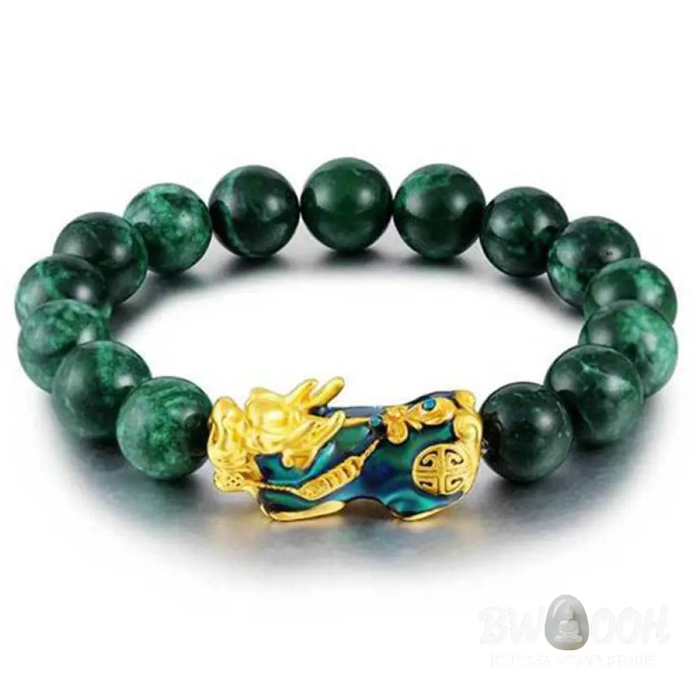Buddha Stones FengShui PiXiu Jade Protection Bracelet - Bracelet