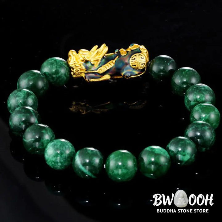 Buddha Stones FengShui PiXiu Jade Protection Bracelet - BWOOOH - Bracelet