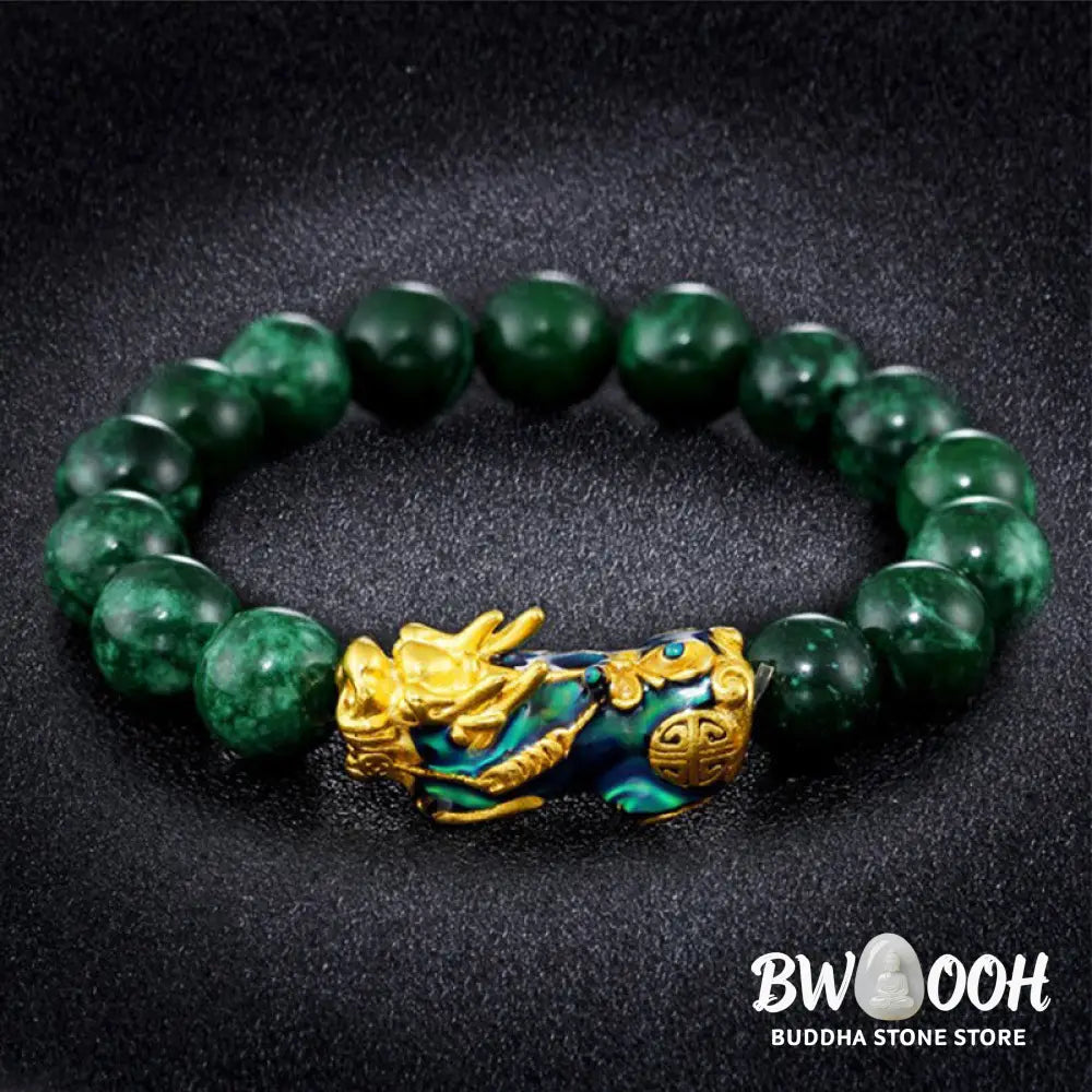 Buddha Stones FengShui PiXiu Jade Protection Bracelet - BWOOOH - Bracelet