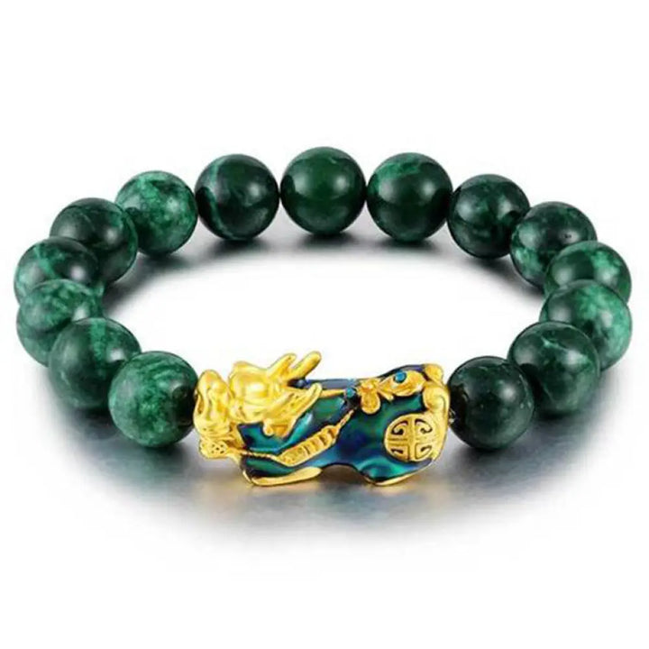 Buddha Stones FengShui PiXiu Jade Protection Bracelet - BWOOOH - Bracelet