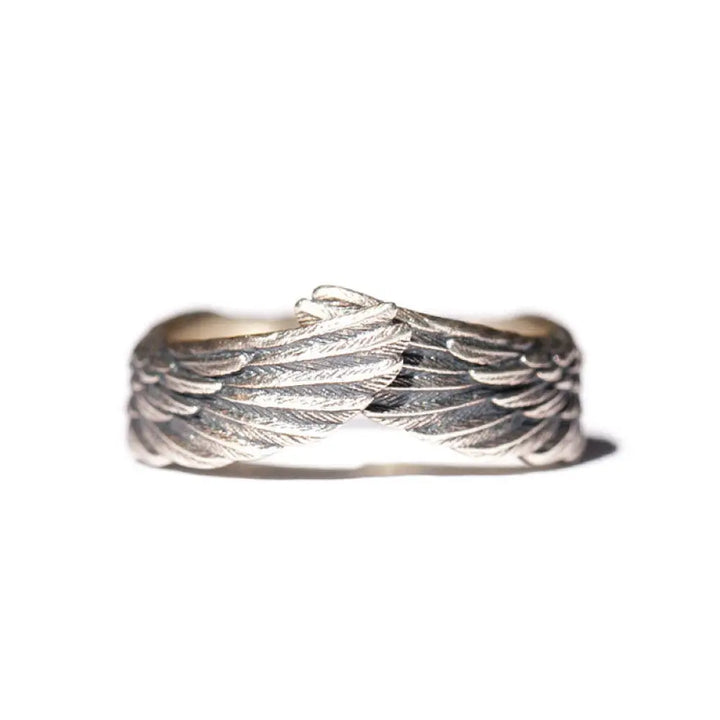 BWOOOH FengShui Wing Lucky Ring — natural stone crystal healing bracelet for spiritual healing and mindful living