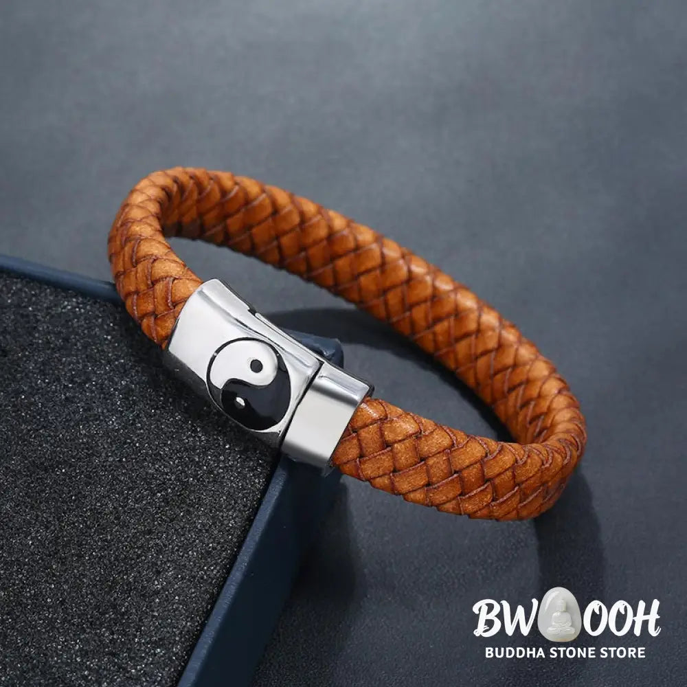 Buddha Stones FengShui Yin Yang Balance Bracelet - BWOOOH - Bracelet