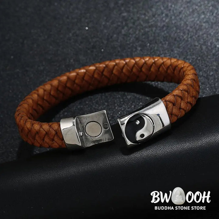Buddha Stones FengShui Yin Yang Balance Bracelet - BWOOOH - Bracelet