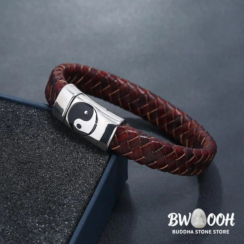 Buddha Stones FengShui Yin Yang Balance Bracelet - BWOOOH - Bracelet