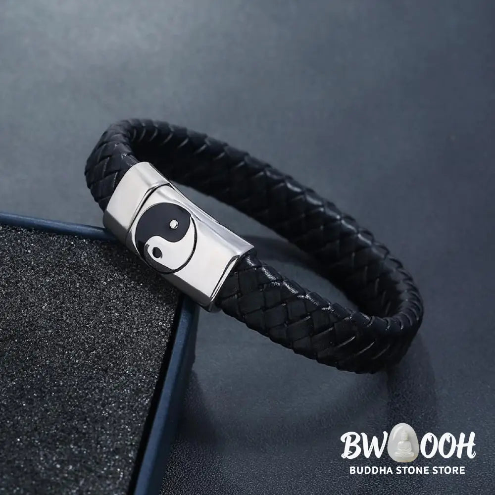 Buddha Stones FengShui Yin Yang Balance Bracelet - BWOOOH - Bracelet