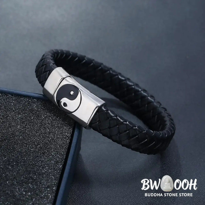 Buddha Stones FengShui Yin Yang Balance Bracelet - BWOOOH - Bracelet