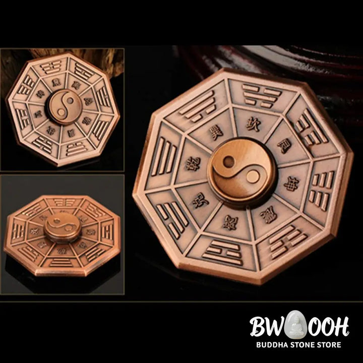 Buddha Stones Fidget Spinner Blessing Tai Chi Finger Hand Spinner Decoration - Decorations