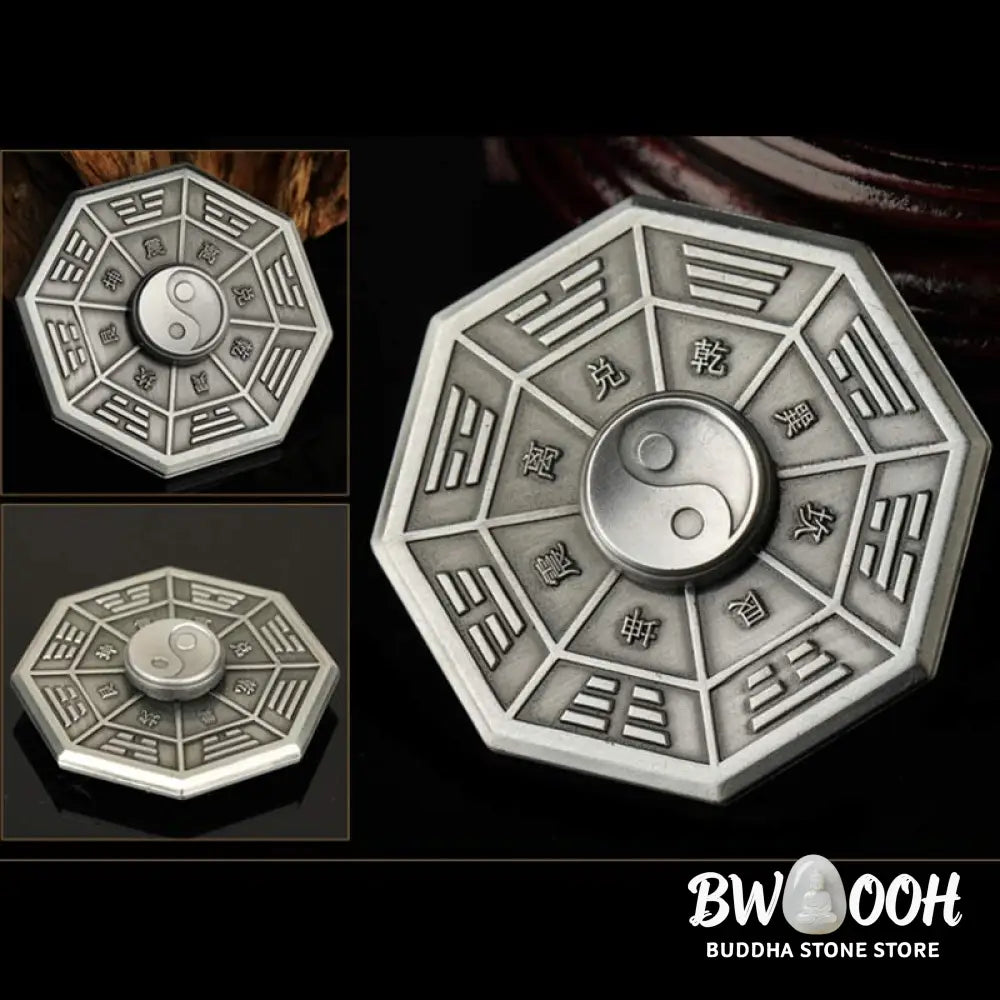 Buddha Stones Fidget Spinner Blessing Tai Chi Finger Hand Spinner Decoration - Decorations