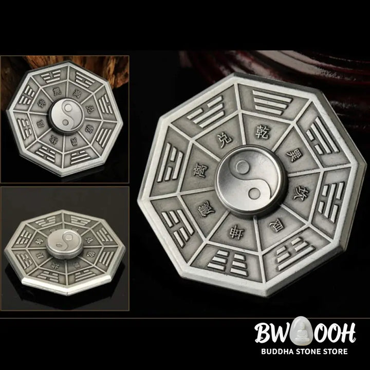 Buddha Stones Fidget Spinner Blessing Tai Chi Finger Hand Spinner Decoration - Decorations