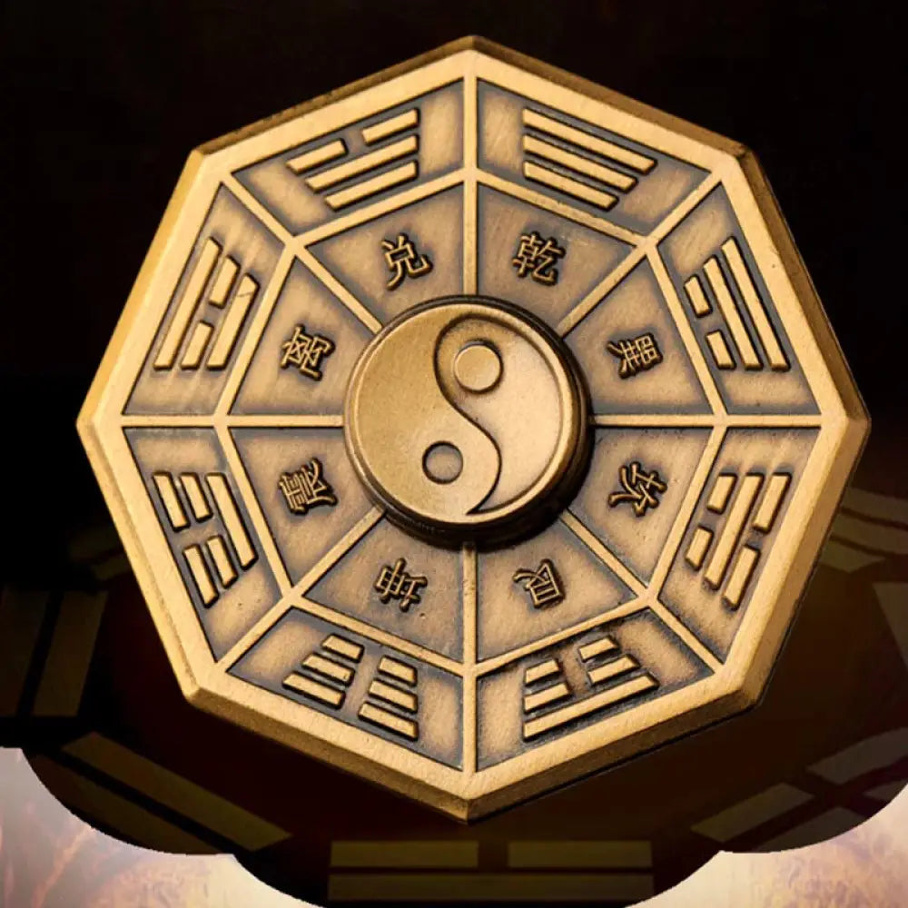 Buddha Stones Fidget Spinner Blessing Tai Chi Finger Hand Spinner Decoration - Decorations
