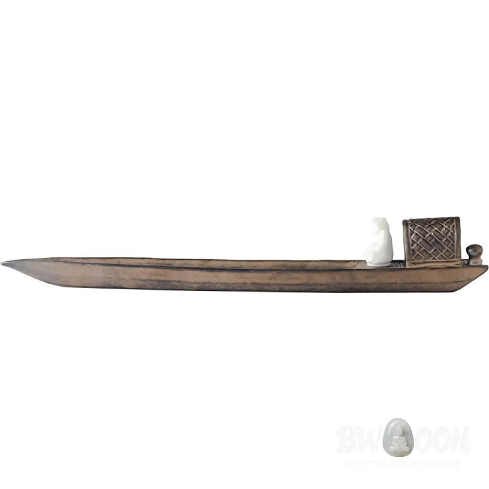 BWOOOH ceramic incense burner - Fisherman Zen Healing Brown Ceramic