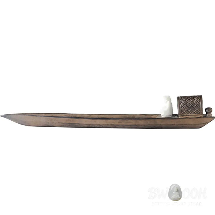 BWOOOH ceramic incense burner - Fisherman Zen Healing Brown Ceramic
