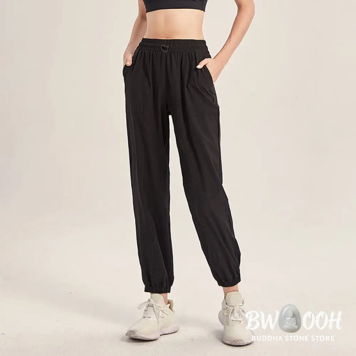 BWOOOH printed yoga pants - Fitness Yoga Sports Track Pants With Poc