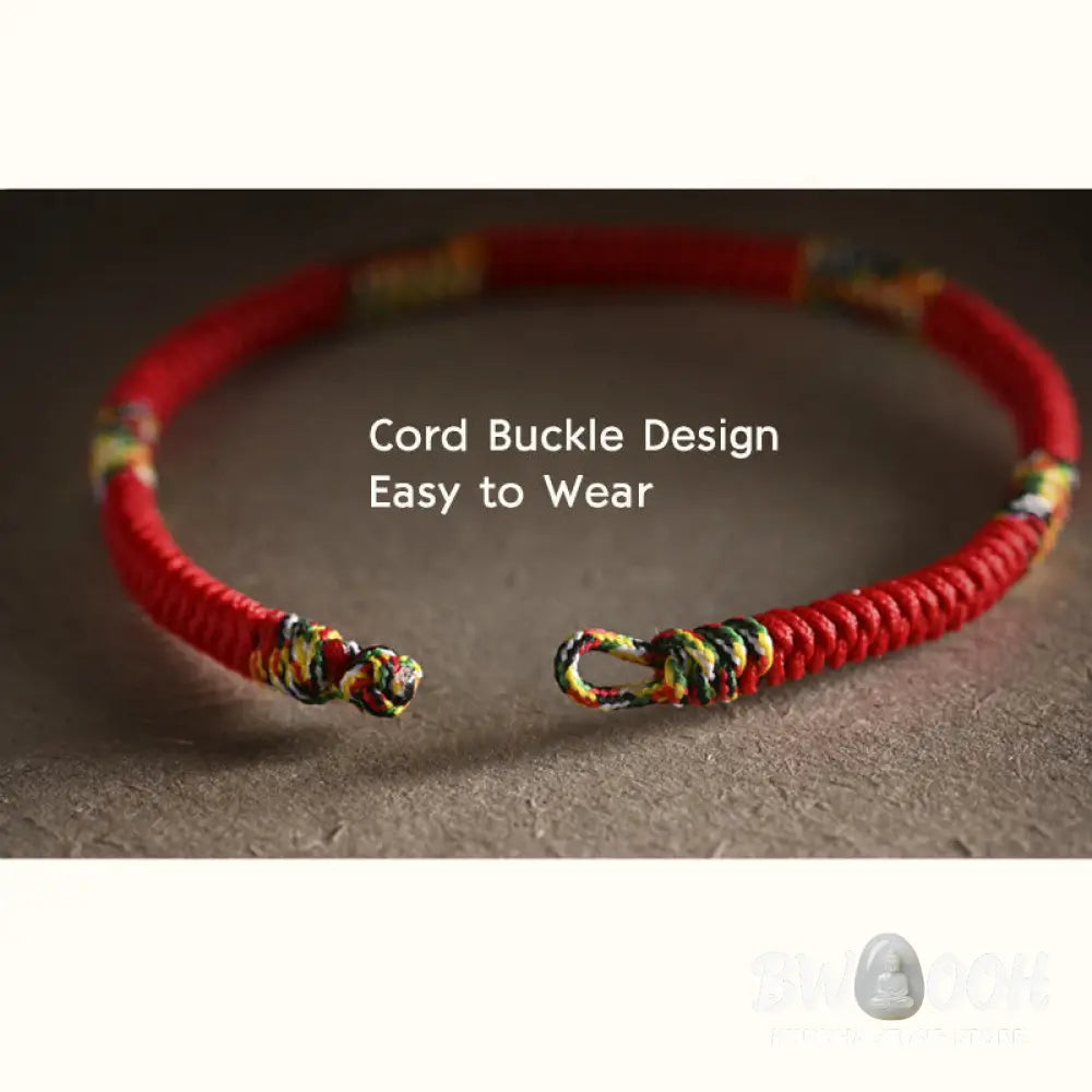 BWOOOH Five Colors King Kong Knot String Protection Luck Bracelet | spiritual healing bracelet