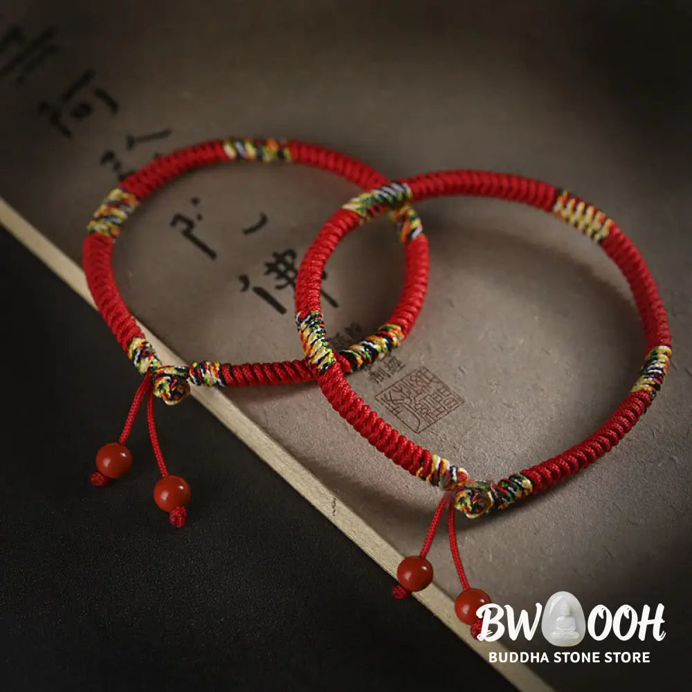 BWOOOH Five Colors King Kong Knot String Protection Luck Bracelet | spiritual healing bracelet