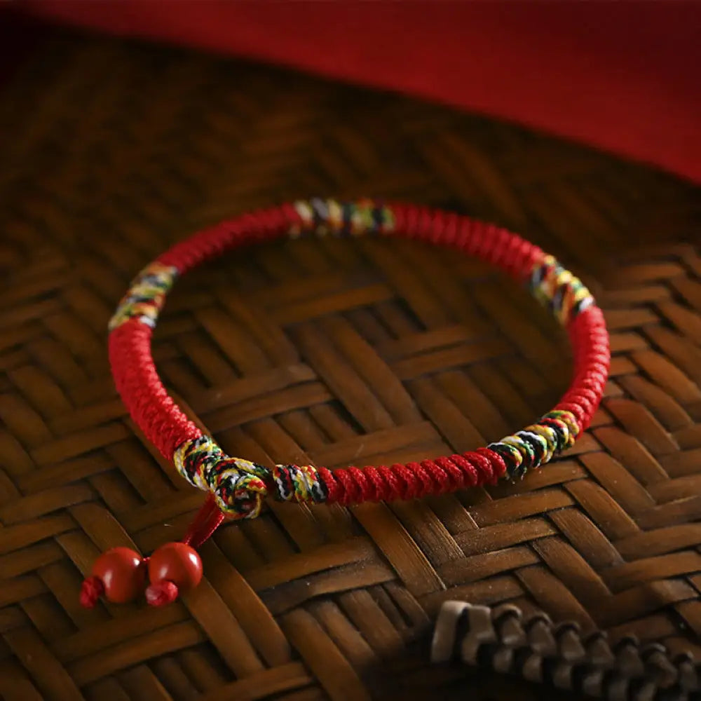 BWOOOH Five Colors King Kong Knot String Protection Luck Bracelet | spiritual healing bracelet