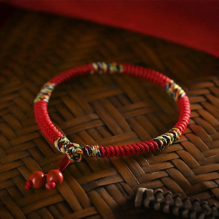 BWOOOH Five Colors King Kong Knot String Protection Luck Bracelet | spiritual healing bracelet
