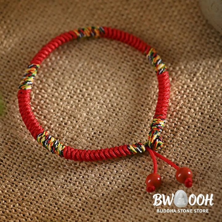 BWOOOH Five Colors King Kong Knot String Protection Luck Bracelet | spiritual healing bracelet