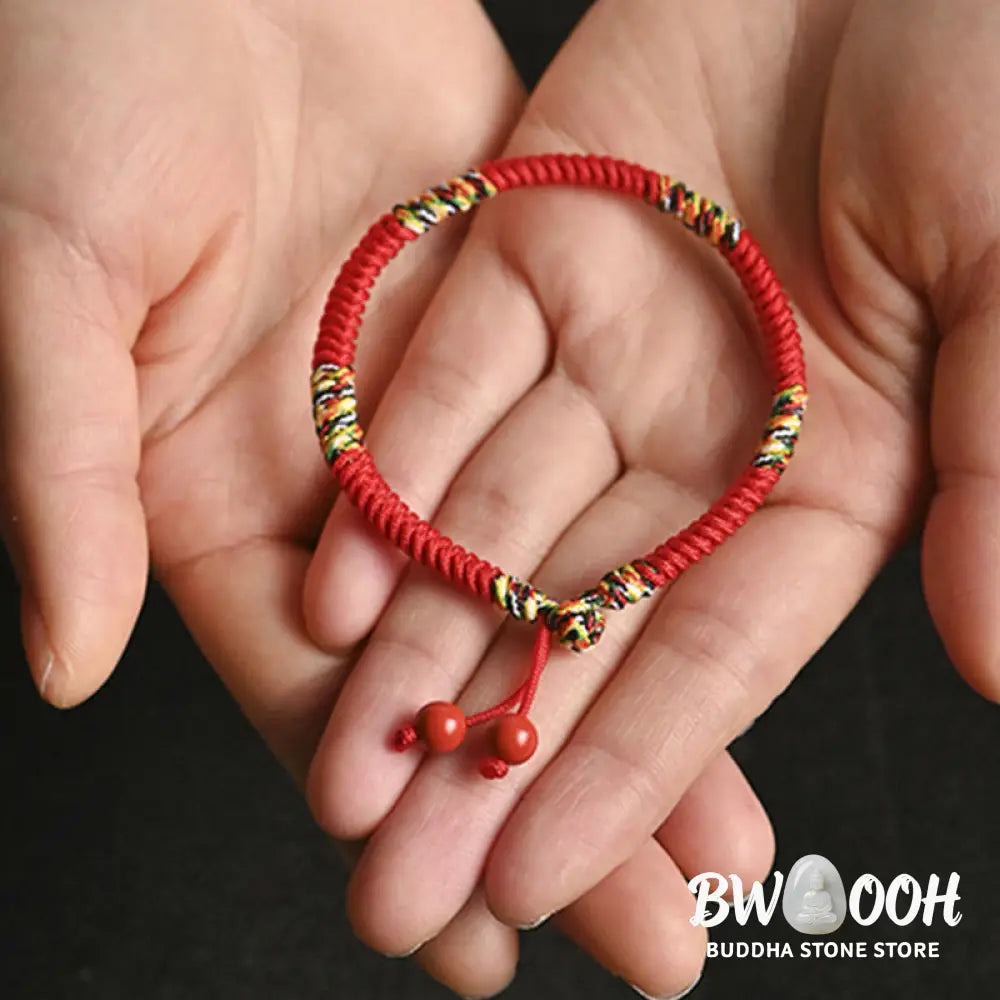 BWOOOH Five Colors King Kong Knot String Protection Luck Bracelet | spiritual healing bracelet