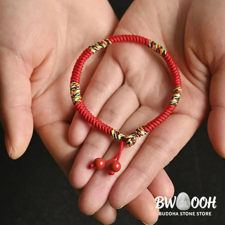 BWOOOH Five Colors King Kong Knot String Protection Luck Bracelet | spiritual healing bracelet