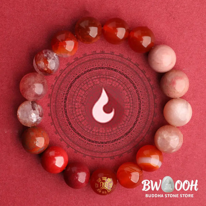 Buddha Stones Five Elements Various Agate Balance Luck Bracelet - BWOOOH - Bracelet