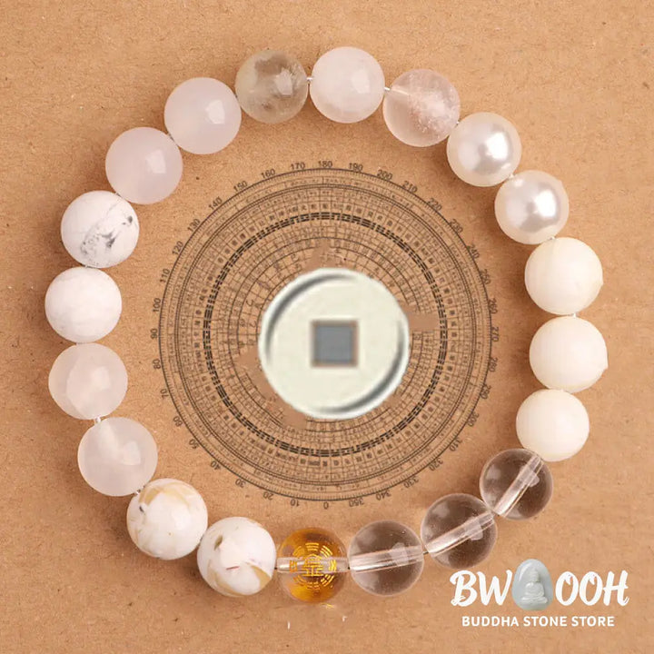 Buddha Stones Five Elements Various Agate Balance Luck Bracelet - BWOOOH - Bracelet